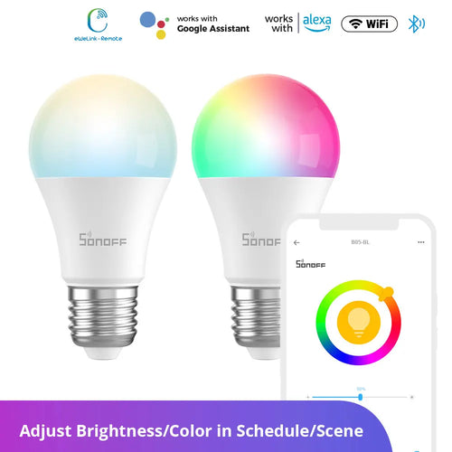 SONOFF Wi-Fi Smart LED Bulb (B05-BL-A60, 230V)