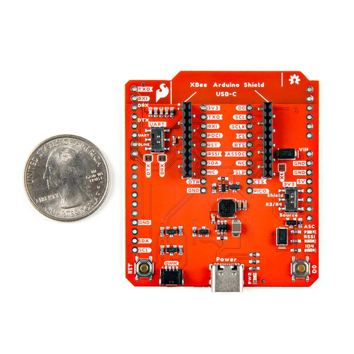 SparkFun Digi XBee Arduino Shield, USB-C (Qwiic)