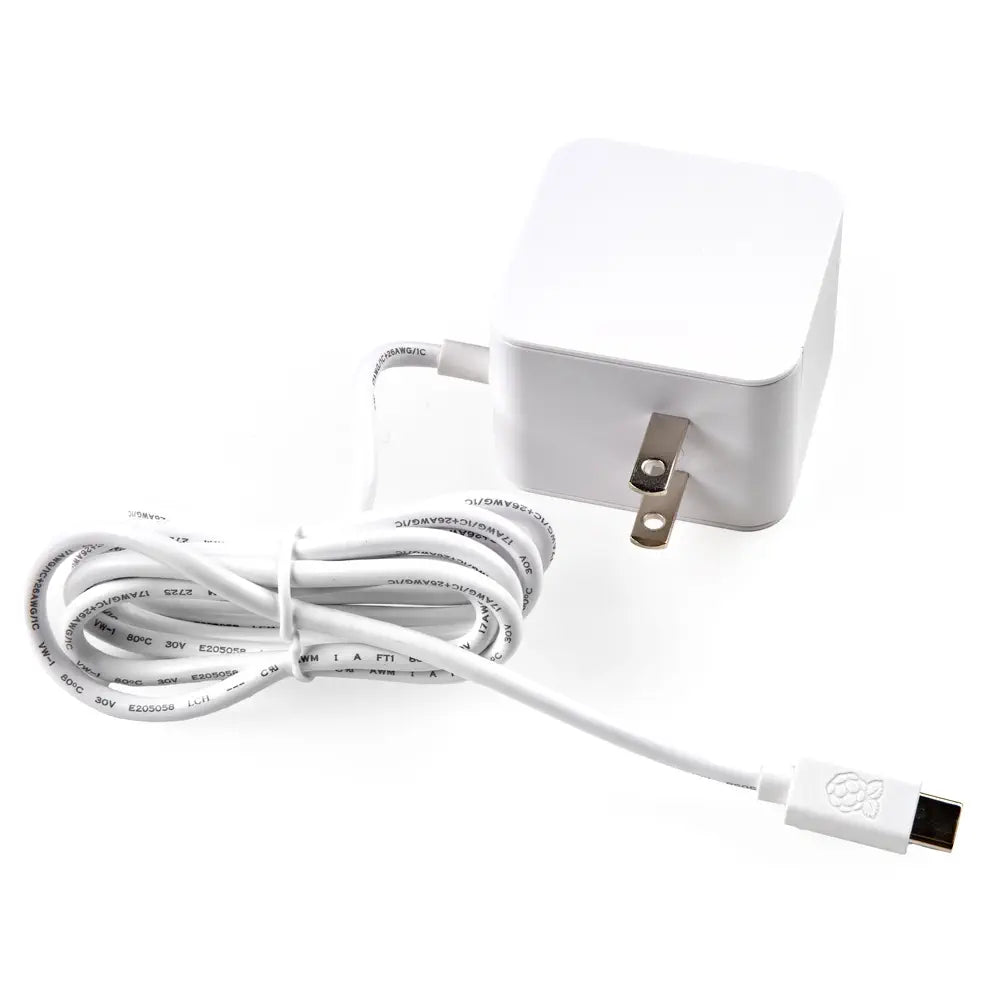 Sparkfun Raspberry Pi 27W USB-C PD Power Supply - White (North American)