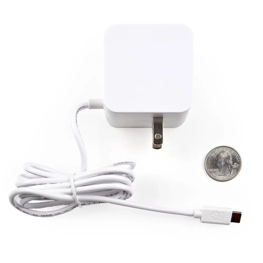 Sparkfun Raspberry Pi 27W USB-C PD Power Supply - White (North American)