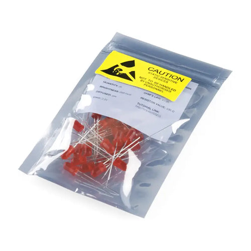 Sparkfun LED - Basic Red 5mm (25 Pack)