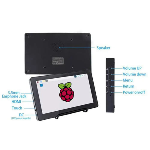 SunFounder 7 Inch Capacitive Screen IPS Monitor LCD Display