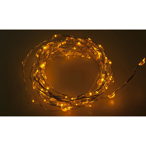 Superflex 3m 90 Yellow LED Strand w/ 3xAA Battery Box