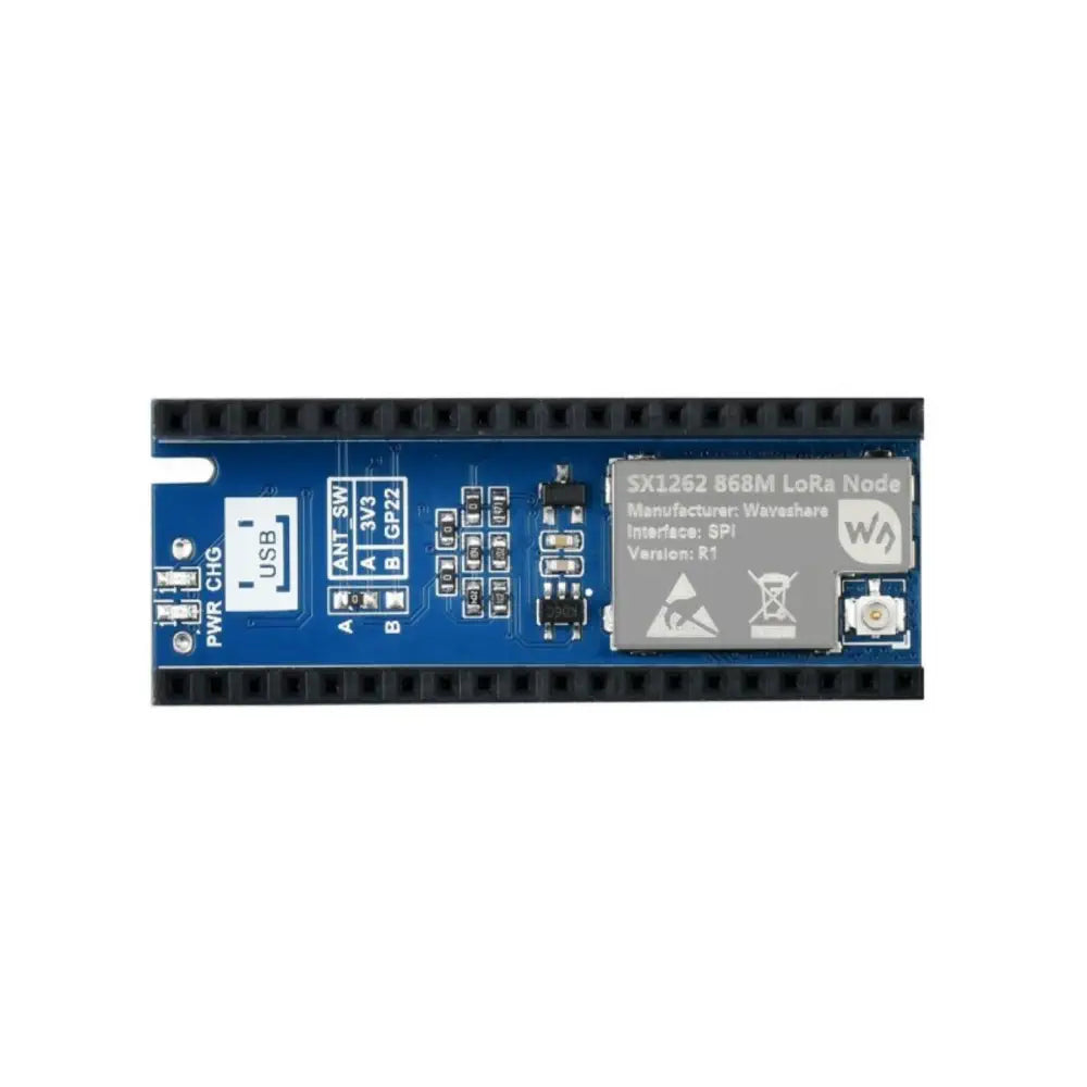 SX1262 LoRa Node Module for RPi Pico, LoRaWAN, Frequency Band 433M (410 ...