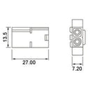 Tamiya Connector (Male, 3pk)