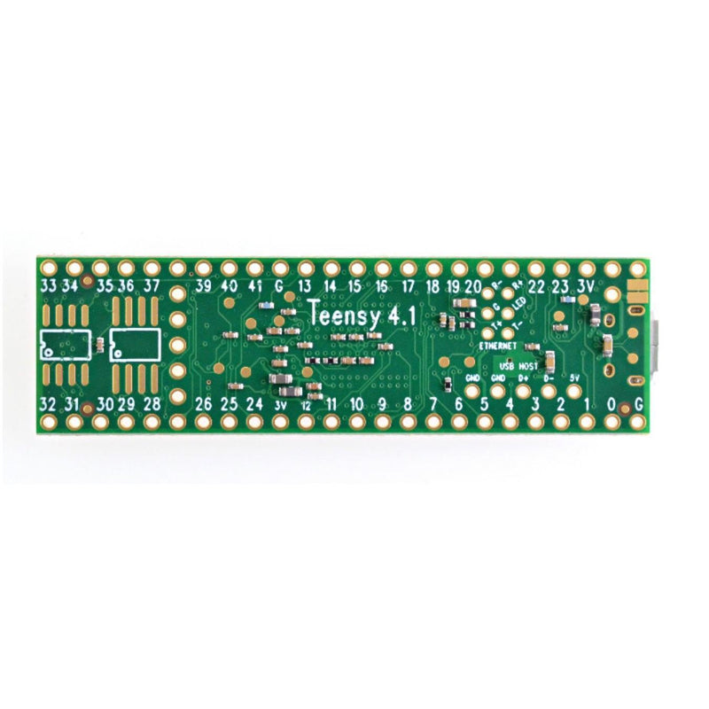 Teensy 4.1 USB Microcontroller Development Board (No Pins)