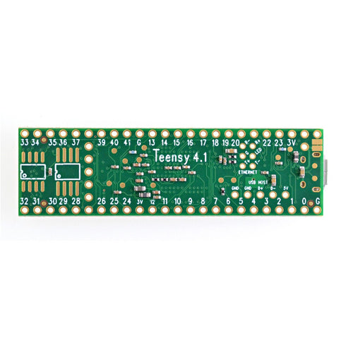 Teensy USB Board Version 4.1 w/o Ethernet w/ Pins Soldered