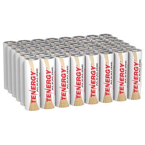 Tenergy 1.5V Alkaline AA Batteries (48x)