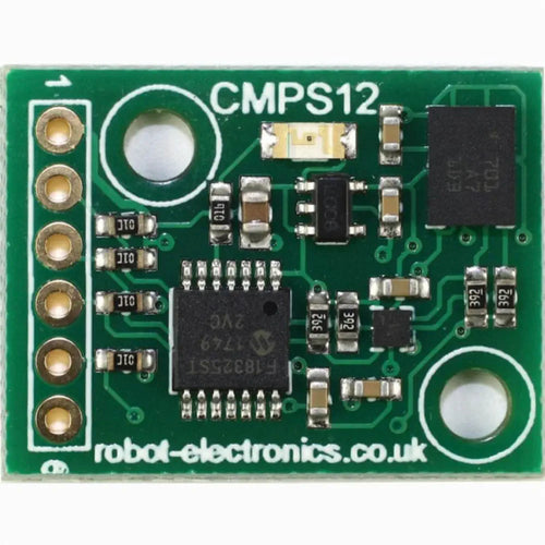 Tilt Compensated Magnetic Compass (CMPS12)