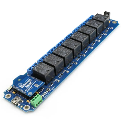 TOSR181 - 8 Channel Smartphone Bluetooth Relay - (Password/Momentary/Latching)