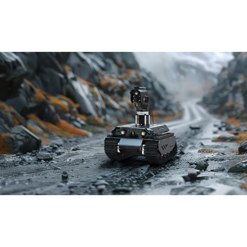 UGV Beast Open-Source Off-Road Tracked AI Robot, Dual Controllers, all-Metal Body, Computer Vision, Suitable for Raspberry Pi 4B / Raspberry Pi 5