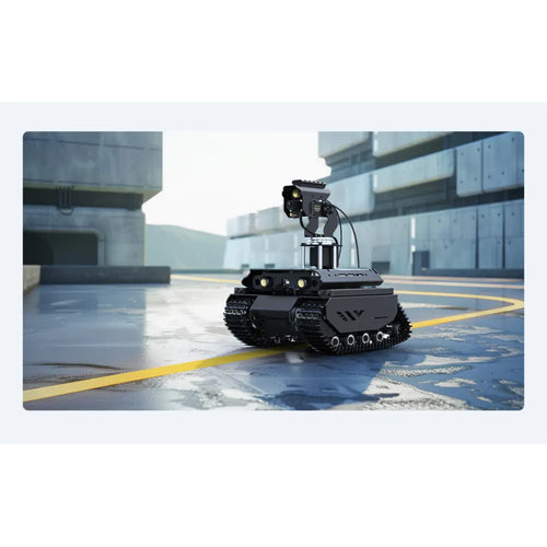 UGV Beast Open-Source Off-Road Tracked AI Robot, Dual Controllers, all-Metal Body, Computer Vision, Suitable for Raspberry Pi 4B / Raspberry Pi 5