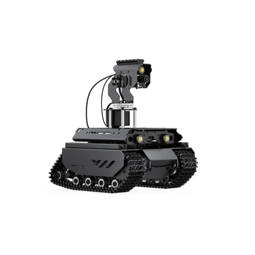 UGV Beast Tracked AI Robot, Dual Controllers, All-Metal Body for Raspberry Pi 4B w/ Pan/Tilt (No Pi, UK)