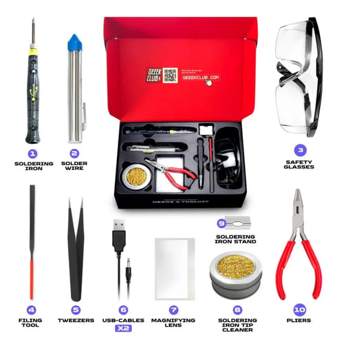 Geeek Club W4 Scout Recon Soldering Kit + Tool Kit