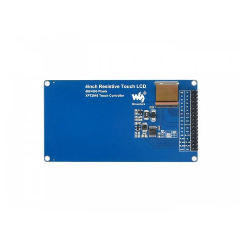 Waveshare 4-In Resistive Touch LCD, 480×800, 8080 Parallel