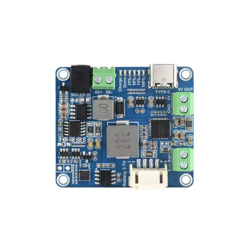 Waveshare Solar Power Management Module (D) for 6-24V Panels, Type-C ...