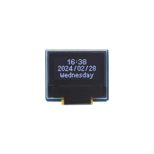 Waveshare 0.49" OLED Display Module, 64×32 Resolution, I2C Communication, Black/White Display Color