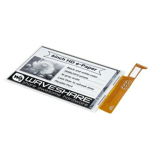 Waveshare 1448×1072 High Definition 6" E-Ink Raw Display