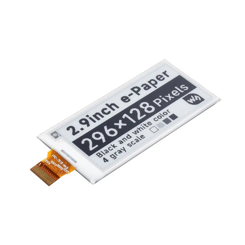 Waveshare 296x128, 2.9" E-Ink Raw Display Panel