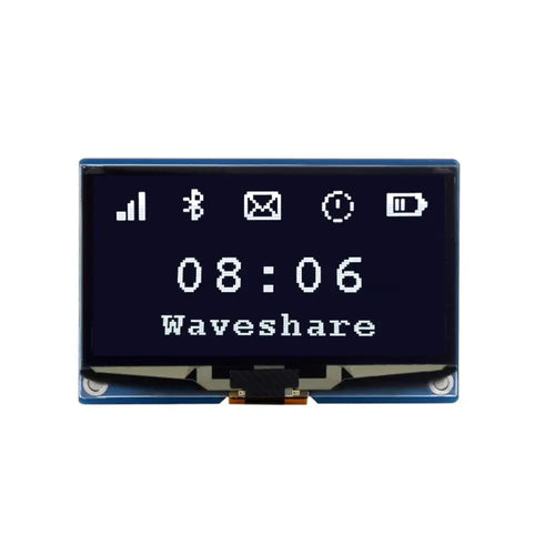 Waveshare 2.42" OLED Display Module, 128×64 Resolution, SPI / I2C Communication (Yellow)
