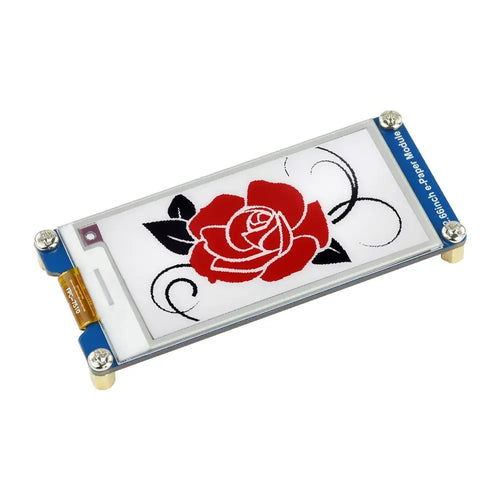 Waveshare 2.66" E-Paper E-Ink Display Module (B), 296×152, Red / Black / White, SPI