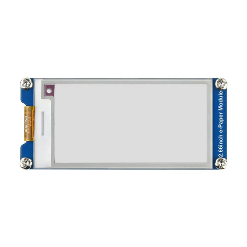 Waveshare 2.66" E-Paper E-Ink Display Module (B), 296×152, Red / Black / White, SPI