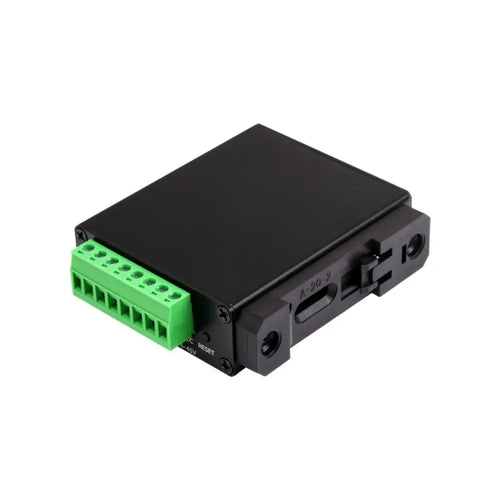 Waveshare 2-Ch RS485 to RJ45 Ethernet Serial Server, Dual Channel RS485 Independent Operation, Dual Ethernet Ports (PoE)