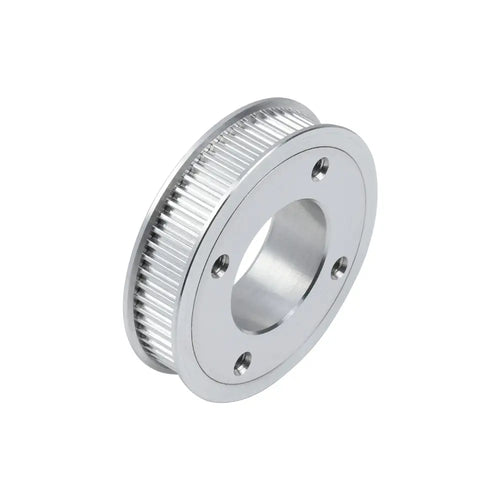 Waveshare 2GT 60 Teeth Aluminum Timing Pulley, 19mm Center Bore Diameter, w/ 4 Flat Holes