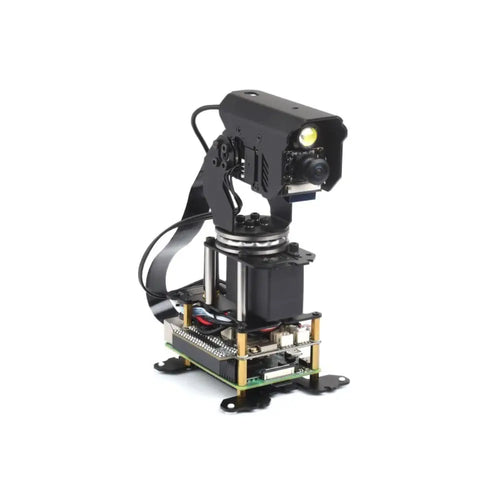 Waveshare 360° Omnidirectional High-Torque 2-Axis Expandable Pan-Tilt Camera Module, Driven by Serial Bus Servos (EU)