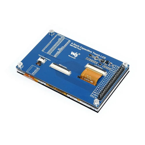 Waveshare 4.3" Capacitive Touch LCD, 800x480
