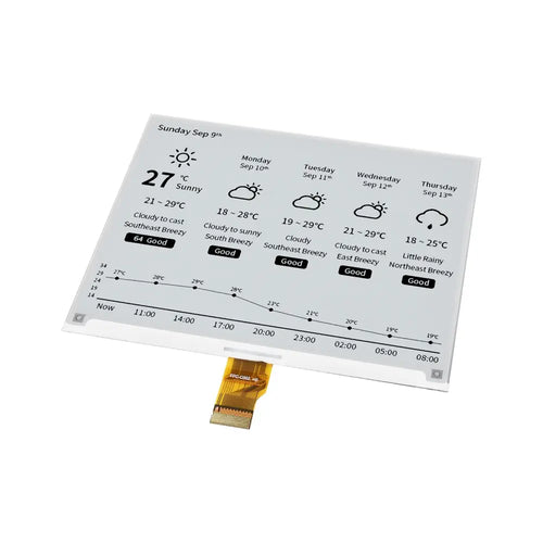 Waveshare 5.83" E-Paper E-Ink Raw Display, 648×480, Black/White, SPI, w/o PCB