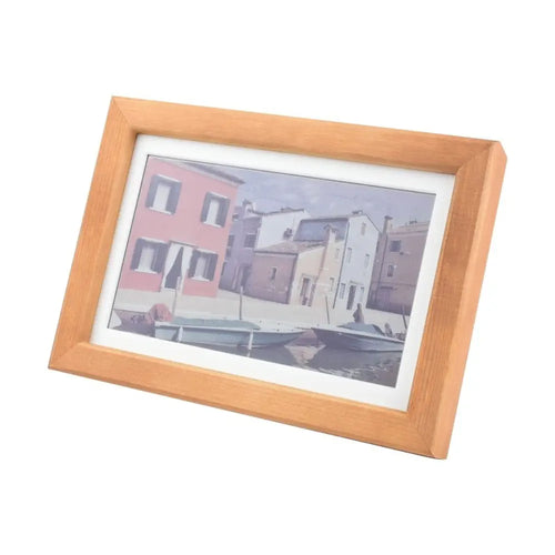 Waveshare 7.3" ACeP 7-Color E-Paper w/ Wood Frame, Ultra-Long Standby, 800 × 480 Resolution (No Batteries)