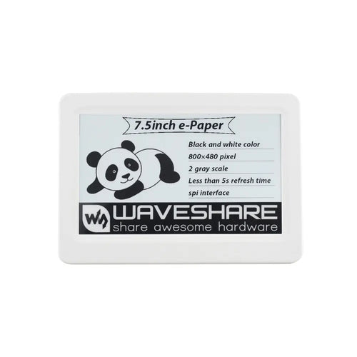 Waveshare 7.5" NFC-Powered e-Paper Evaluation Kit, Wireless Powering & Data Transfer (Not Compatible w/ Samsung)