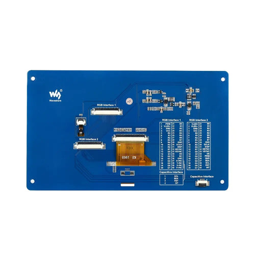 Waveshare 7" Capacitive Touch LCD (G) 800 × 480