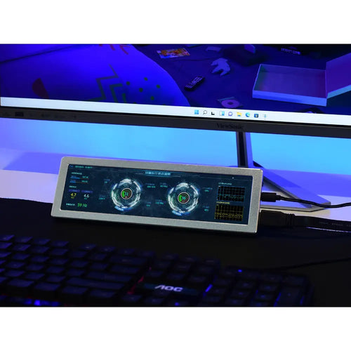 Waveshare 8.8" IPS Side Monitor, 480×1920, HDMI, HiFi Speaker, no Touch