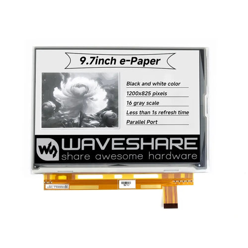 Waveshare 9.7" E-Ink Raw Display, 1200x825