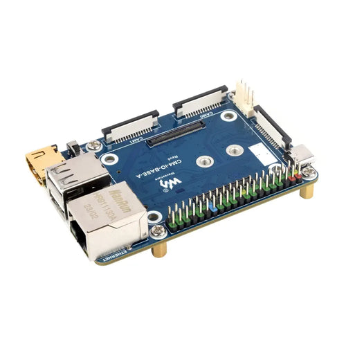 Waveshare CM4-IO-BASE-A + USB HDMI Adapter for Raspberry Pi Compute Module 4