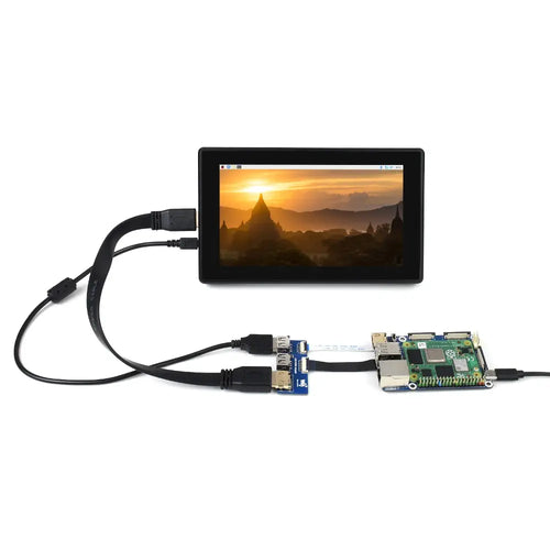 Waveshare CM4-IO-BASE-A + USB HDMI Adapter for Raspberry Pi Compute Module 4