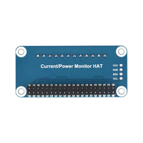 Waveshare Current/Voltage/Power Monitor HAT for Raspberry Pi, 4-Ch, I2C/SMBus
