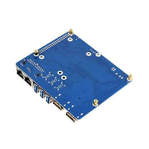 Waveshare Dual Gigabit Ethernet Mini-Computer for Raspberry Pi Compute Module 4 (not Included) (EU)