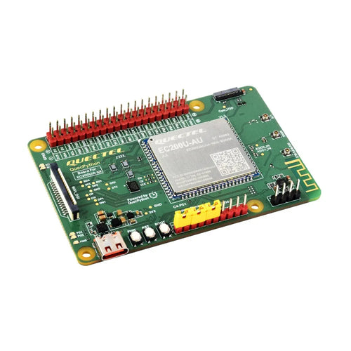 Waveshare EC200U-AU C4-P01 Dev Board for QuecPython, Multi-Mode & Multi-Band Support, LTE Cat-1 / Bluetooth, GNSS
