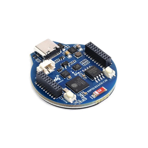 Waveshare ESP32-S3 Dev Board, 32-Bit LX7 Dual-Core Processor, W/ 1.28" IPS Round LCD (GC9A01 Display Driver Chip)