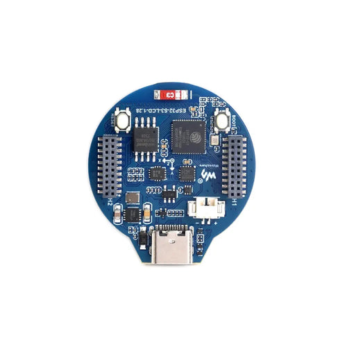 Waveshare ESP32-S3 Dev Board, 32-Bit LX7 Dual-Core Processor, W/ 1.28" IPS Round LCD (GC9A01 Display Driver Chip)