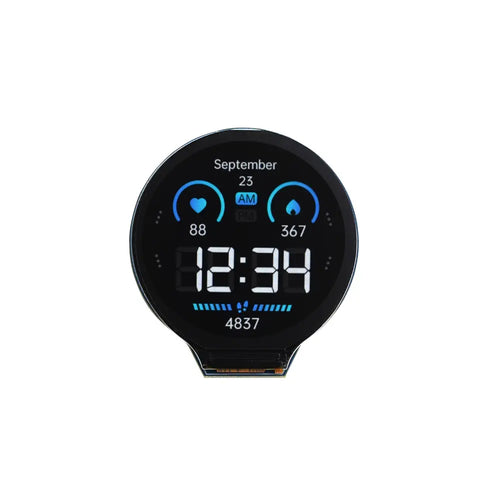 Waveshare ESP32-S3 Dev Board, 32-Bit LX7 Dual-Core Processor, W/ 1.28" IPS Round LCD (GC9A01 Display Driver Chip)