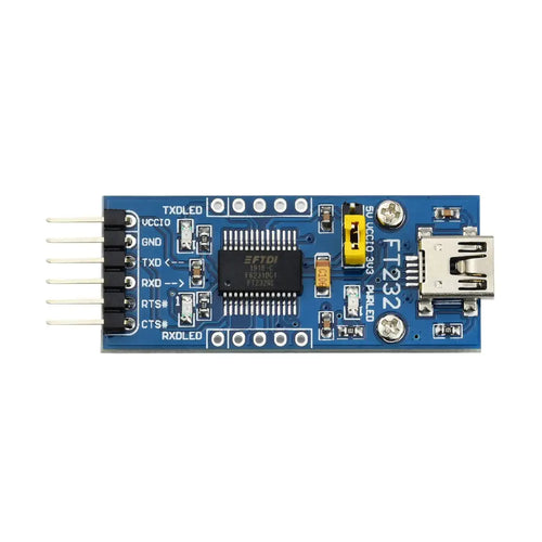 Waveshare FT232 USB UART Board, USB to TTL Communication Module