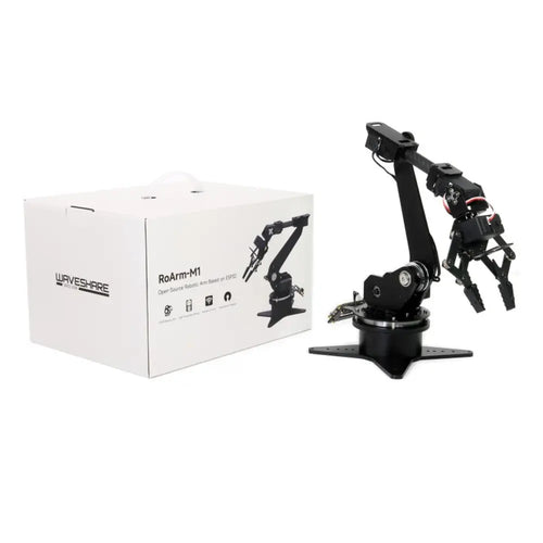 Waveshare High-Torque Serial Bus Servo, Desktop Robotic Arm Kit, Based on ESP32, 5-DOF (EU)