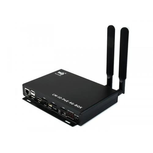 Waveshare Industrial IoT Mini-Computer Add-on, 4G/PoE Features, Based on Raspberry Pi CM3/CM3+ Series (EU)