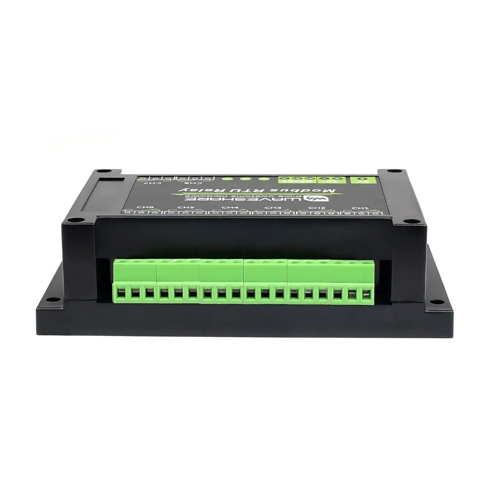 Waveshare Industriële Modbus RTU 8-Ch Relais Module met RS485 Interface, 5V Voeding - RobotShop
