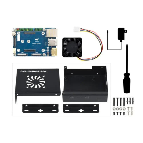Waveshare Mini-Computer Based on Raspberry Pi Compute Module 4 (not Included), Mini IO Board Lite Ver (EU)