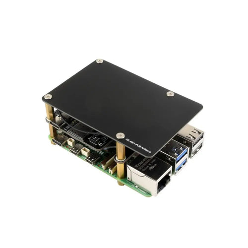 Waveshare PCIe to 5G/4G/3G HAT for Raspberry Pi 5, Compatible w/ 3042/3052 Packages SIMCom/Quectel 5G (SIM8262A-M2)